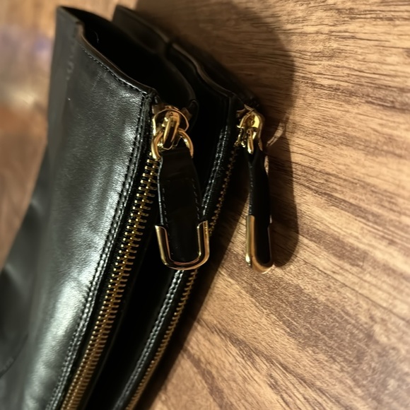 Coach FAYTH Women's Black Leather Knee High Boots Sz. 8.5 - Picture 7 of 9